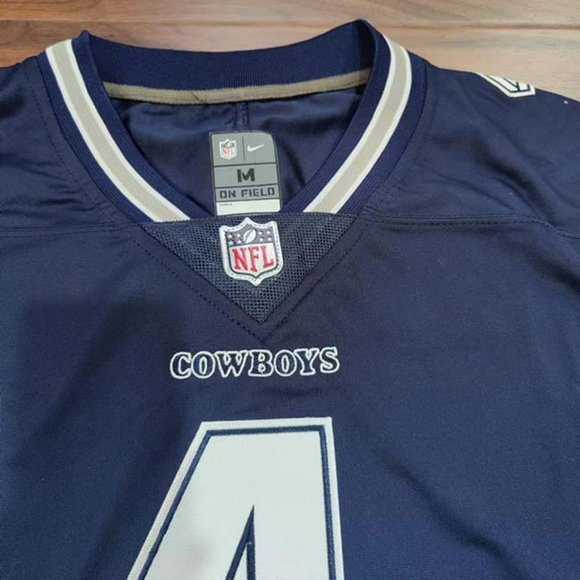 Nike Dallas Cowboys Dak Prescott #4 Jersey-Navy - Picture 3 of 5